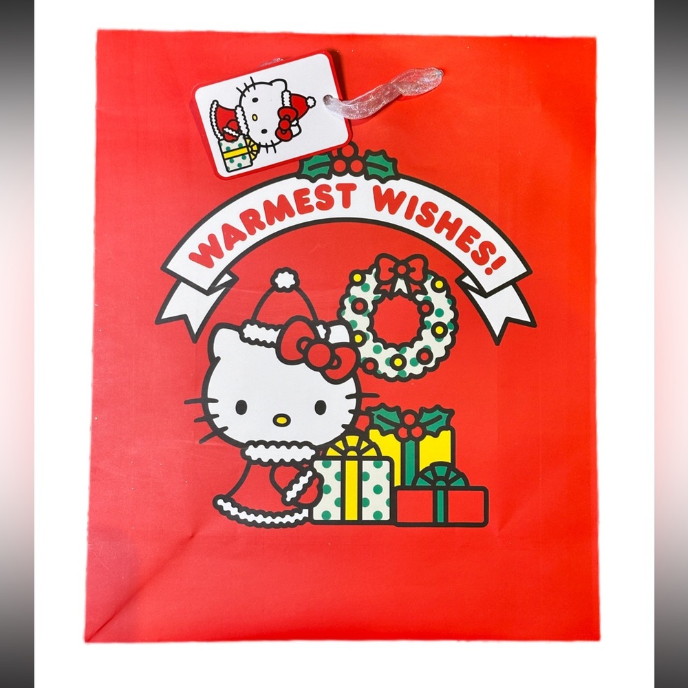 Hello Kitty Gift Bag (12”Hx24”Wx4”D) Red